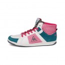 Le Coq Sportif Toulouse Mid Blanc/Multicolore - Chaussures Basket Montante Femme Vendre Lyon